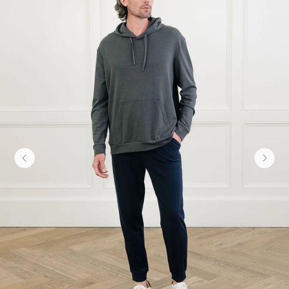 BLUE Cozy Earth Bamboo Men's Jogger Pants Activewear Pajama UNISEX NWOT Size 2X - Picture 3 of 5